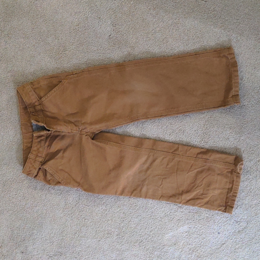 Carhartt Classic Work Pants Brown Tan Boys size 5T